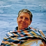 Eva in Blau